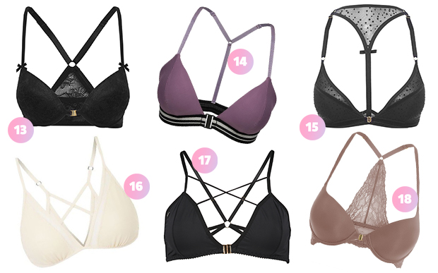 13 - Loungerie (R$ 99,90)* 14 - Hope (R$ 79,90)* 15 - La Rouge Belle na Shop2gether (R$ 175)* 16 - A. Niemeyer na OQ Vestir (R$ 296)* 17 - Oh Lord Intimates na Dafiti (R$ 132)* 18 - Loungerie (R$ 99,90)*. Foto: