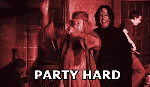 PARTY HARD com Dumbledore e Severo Snape