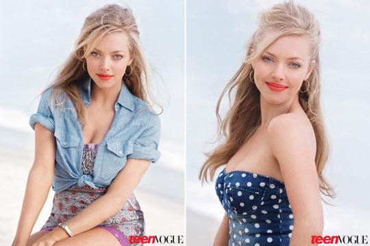 Amanda Seyfried arrasa no estilo pin up na Teen Vogue!