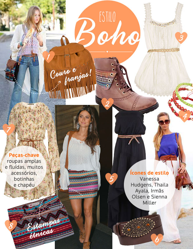 Encontre o seu estilo: moda boho