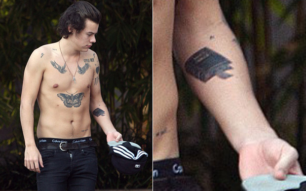 Harry Styles Tattoos And Meanings Complete List Of One Direction Stars  Body Art