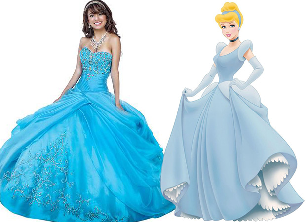 Princesas da sales disney vestido azul