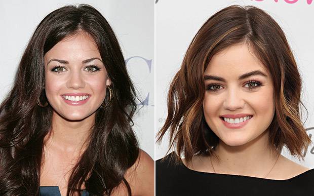 À esquerda, Lucy em 2008. À direita, em 2016