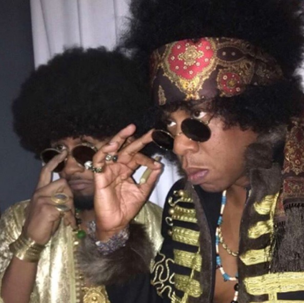 beyonce-aniversario-festa-fantasia-usher-jayz Reprodução: Instagram