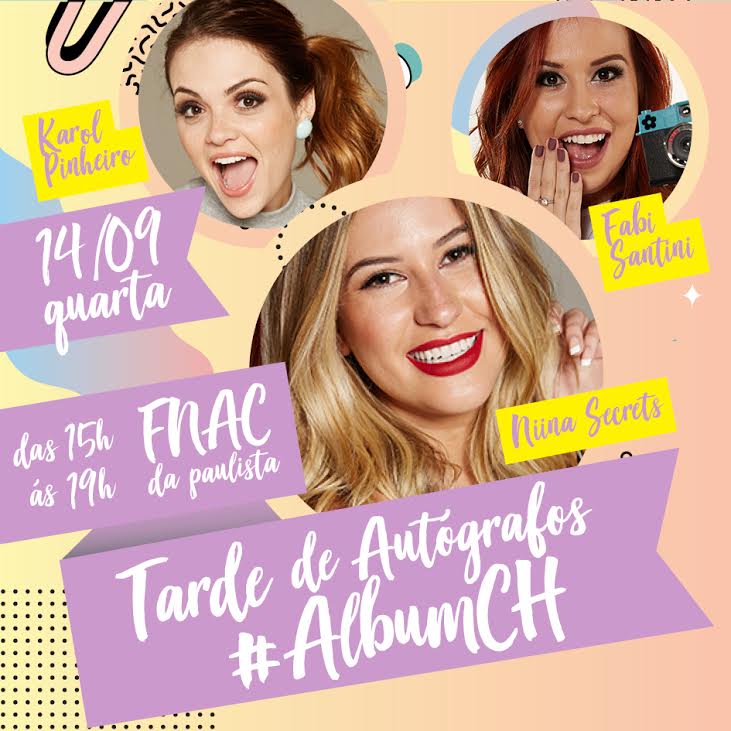 encontro-album-ch-niina-karol-fabi Informações do encontro álbum CH