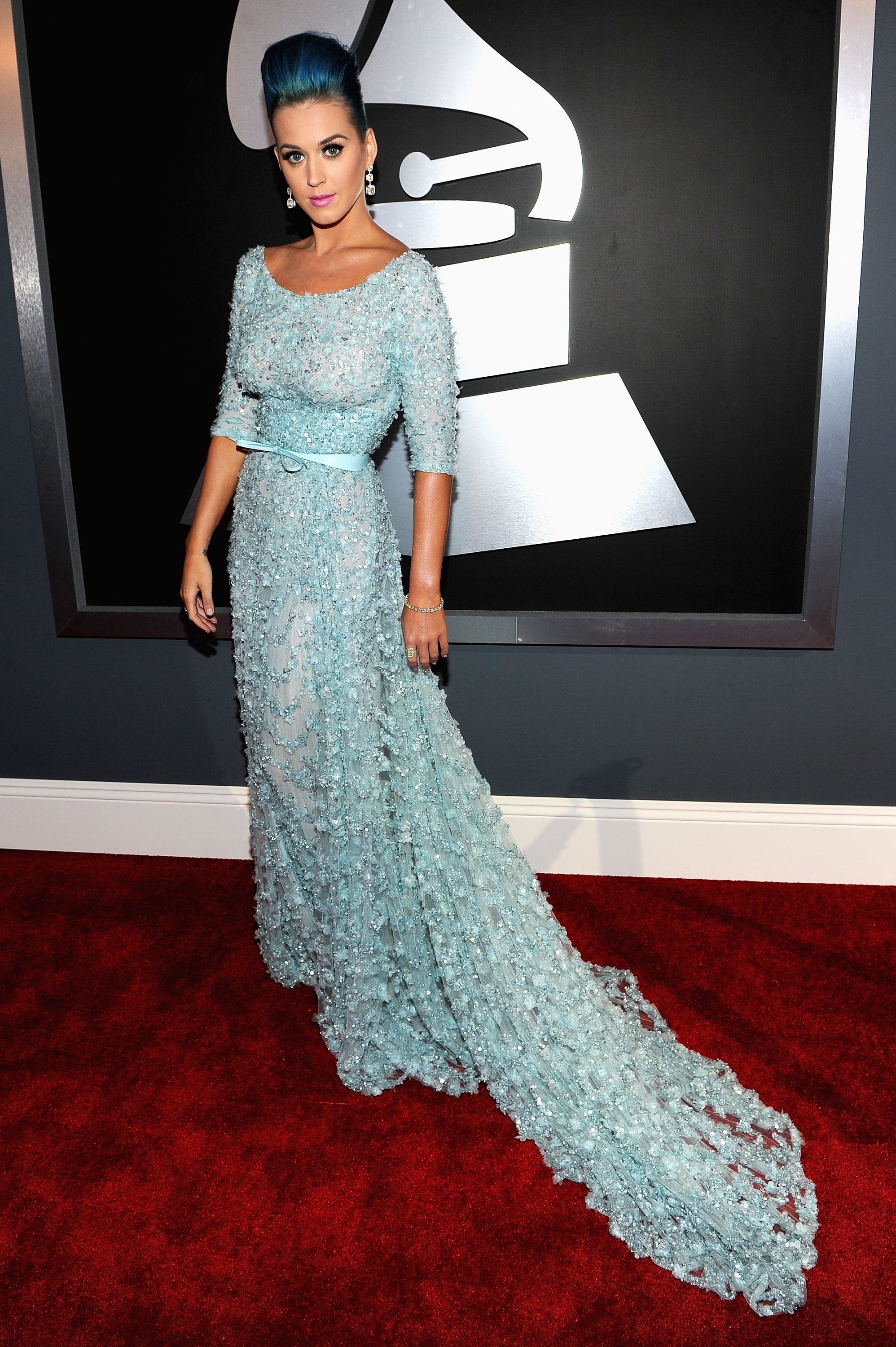 Katy Perry com vestido princesa Elsa Let it go, Katy! Foto: