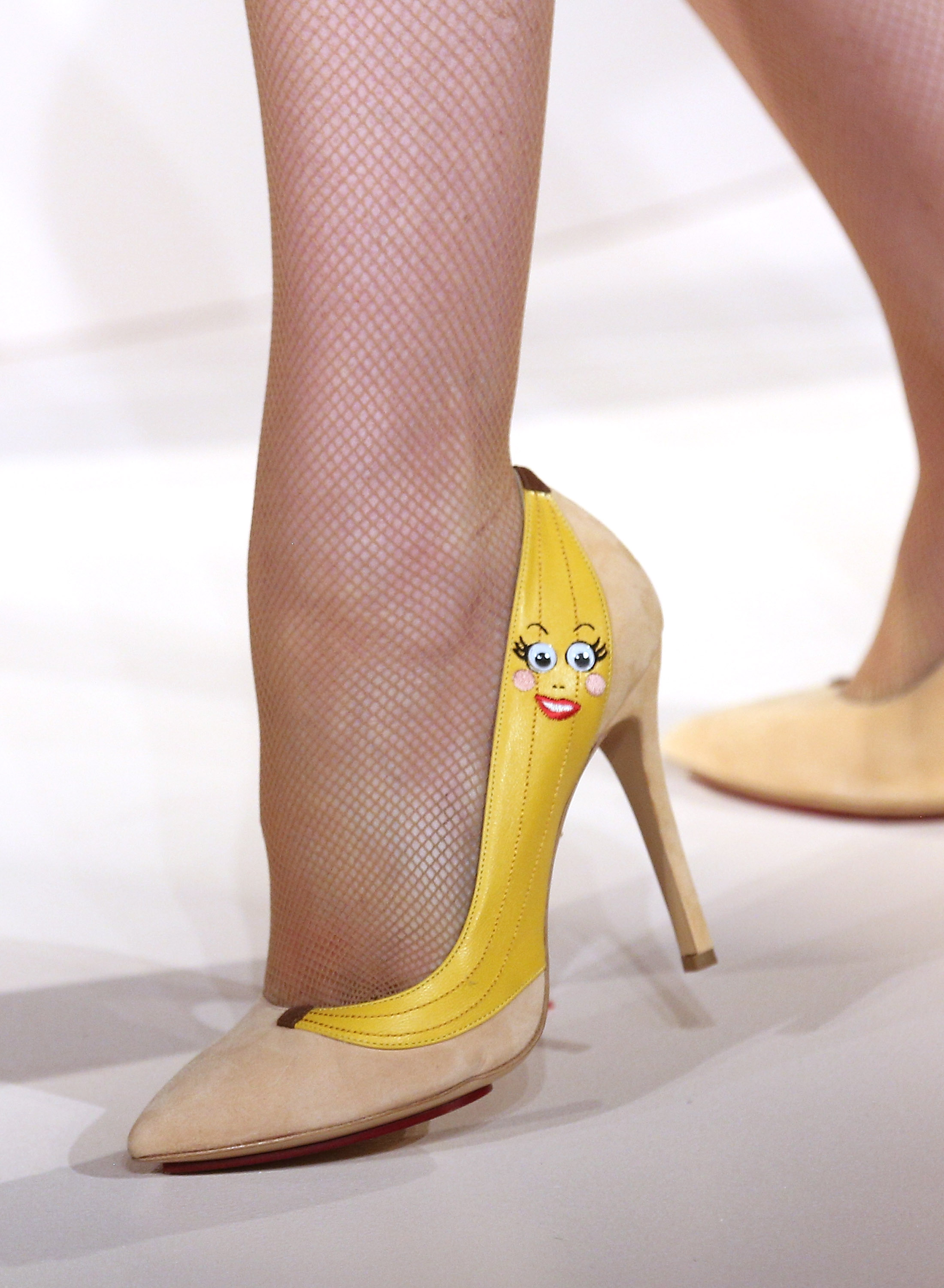 Rolou até um sapato de bananinha! Fofo! Foto: