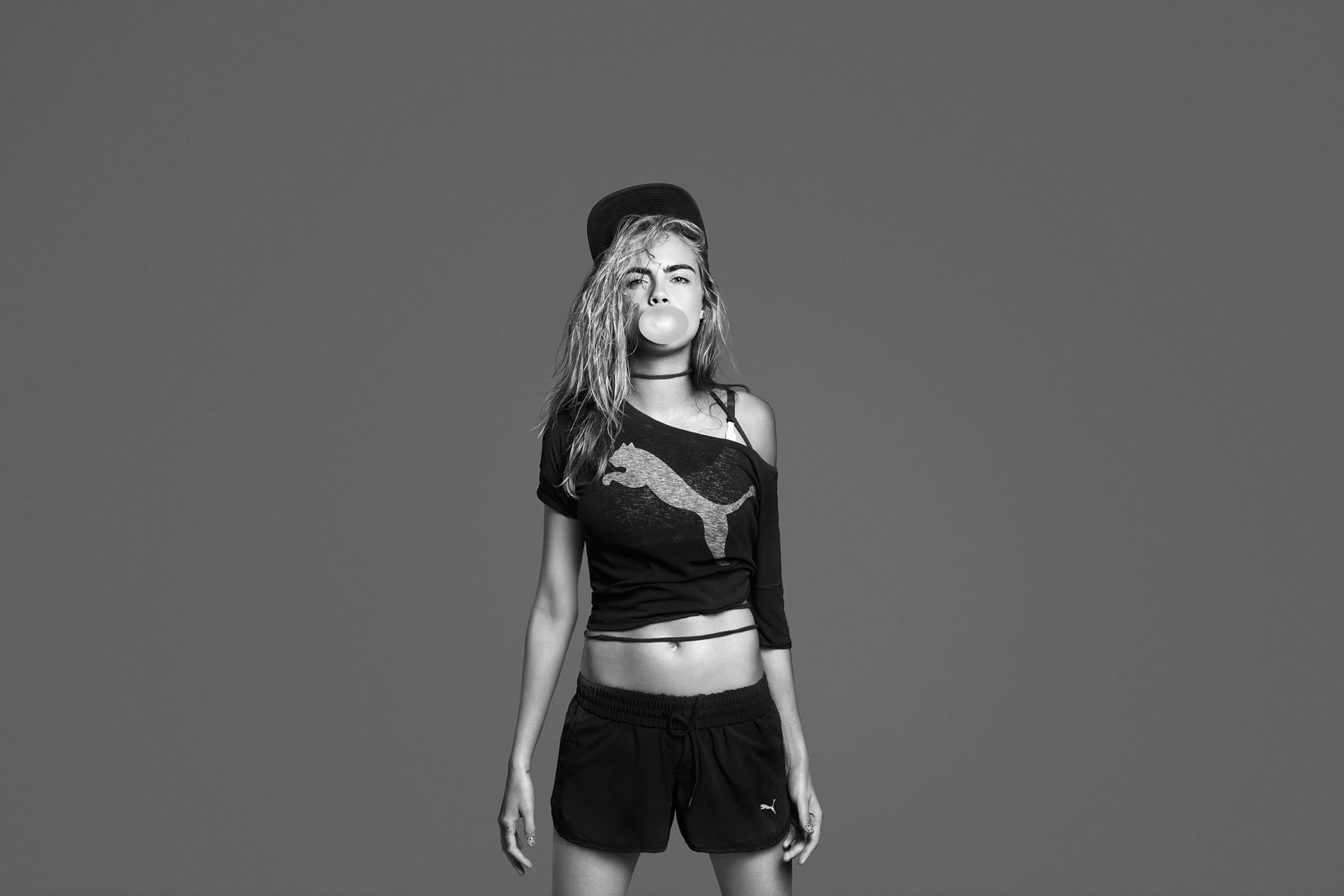 cara delevingne campanha puma rihanna Além das fotos em NY, rolaram cliques em preto e branco. Foto: