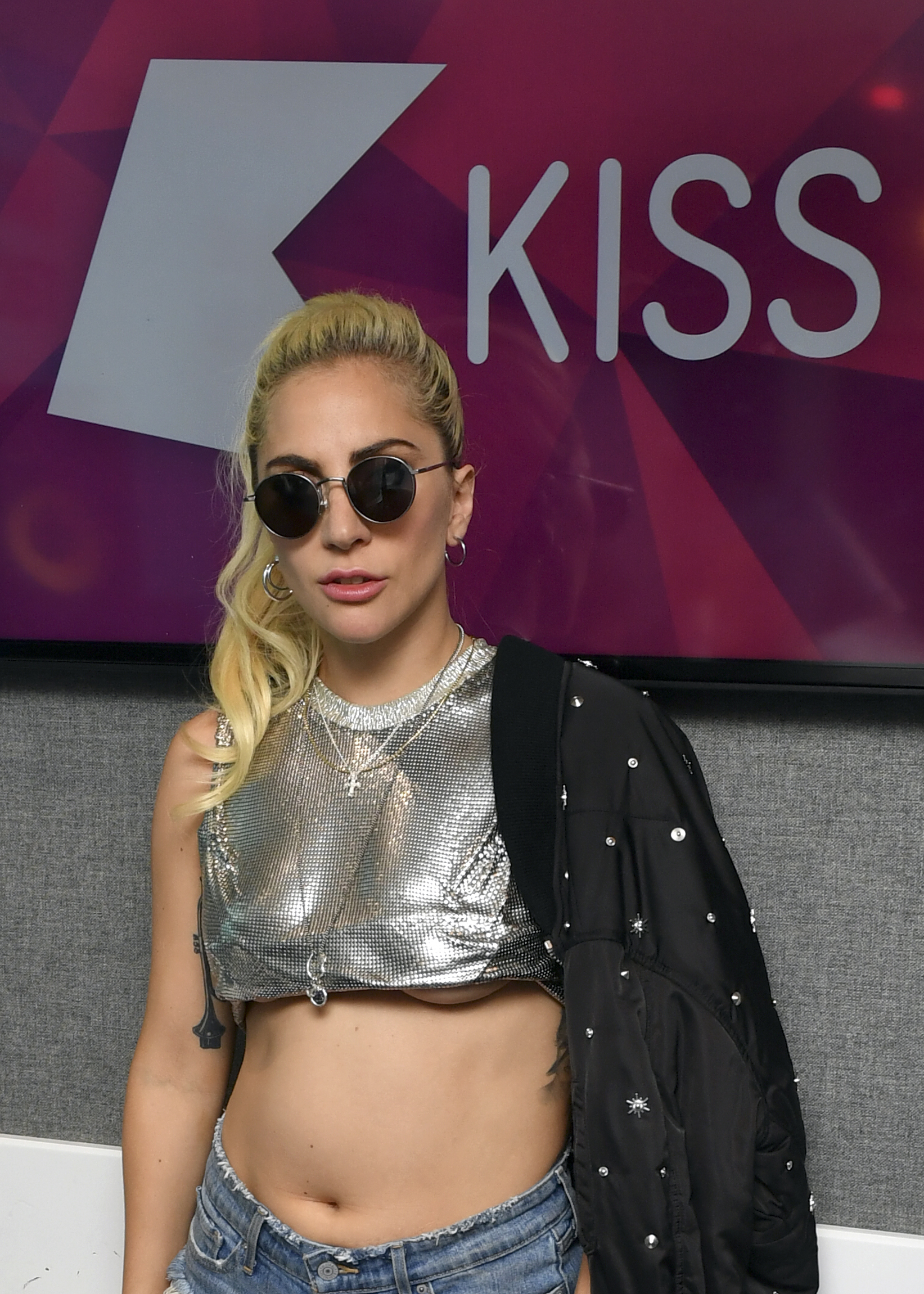 Lady Gaga Visits Kiss FM (Foto: Gareth Cattermole/Getty Images)