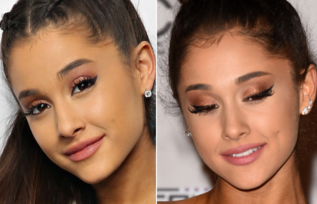 musa-famosa-de-acordo-estilo-ariana-grande Ariana Grande maquiagem retrô