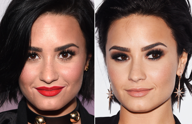 musa-famosa-de-acordo-estilo-demi-lovato Demi Lovato maquiagem clássica