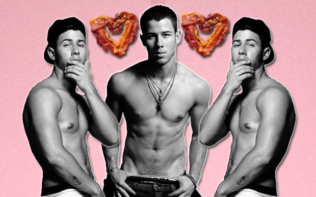 Nick Jonas bacon