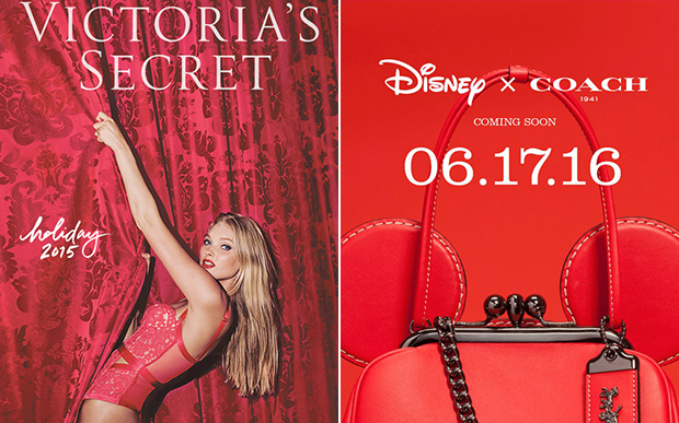 as marcas de moda mais populares do mundo Victoria's Secret e Coach ocupam a 10ª e 9ª posição no ranking, respectivamente. Foto: