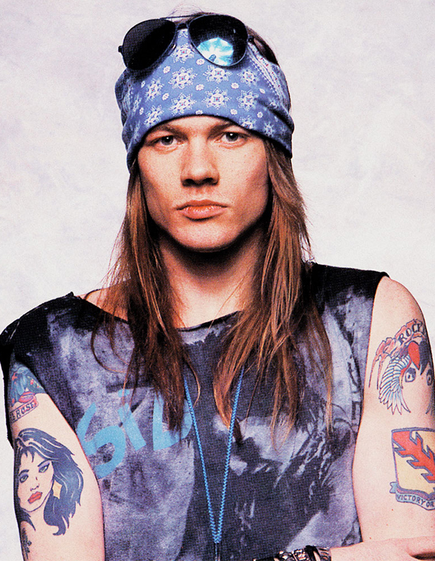 Muita gente amava o visual do vocalista do Guns n' Roses. Foto:
