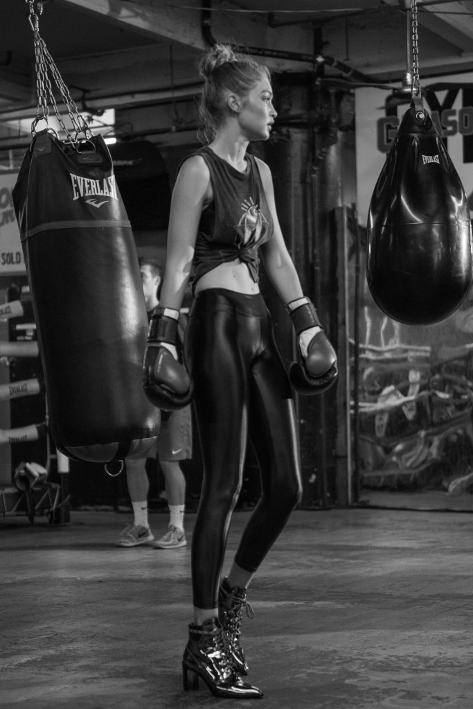 The campaign for Gigi Hadid's collaboration with Stuart Weitzman. The campaign for Gigi Hadid's collaboration with Stuart Weitzman.