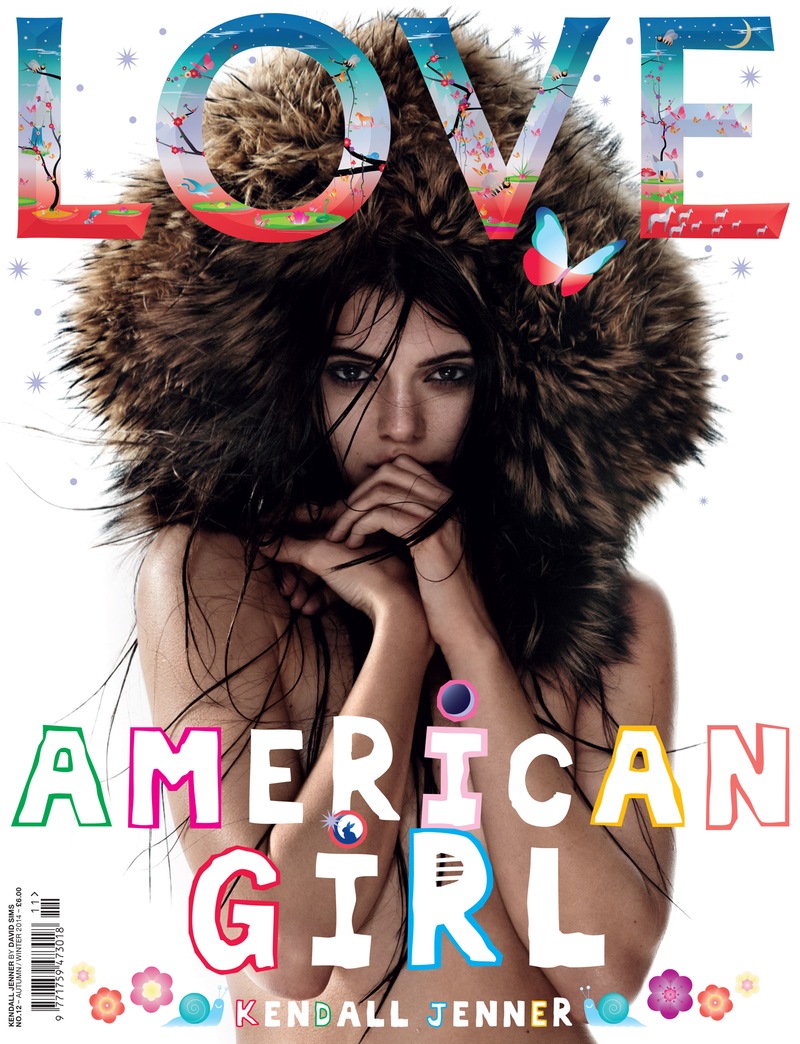 Kendall Jenner na capa da revista LOVE