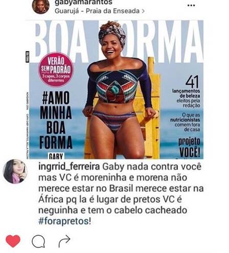 gaby-amarantes-e-vitima-de-racismo gaby-amarantes-e-vitima-de-racismo