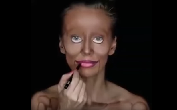 maquiagem marionete