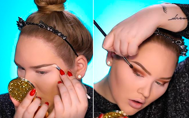 nikkie-tutorials-1 Rolou um contorcionismo durante o make da youtuber! Hahahaha!