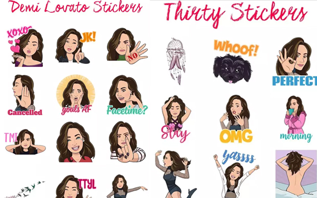 Demi Lovato lança aplicativo de emojis personalizados