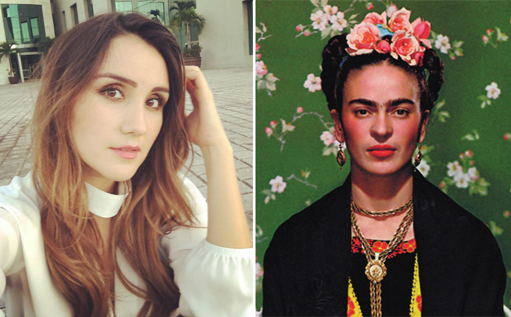 dulce-maria-frida-kahlo Reprodução/Instagram
