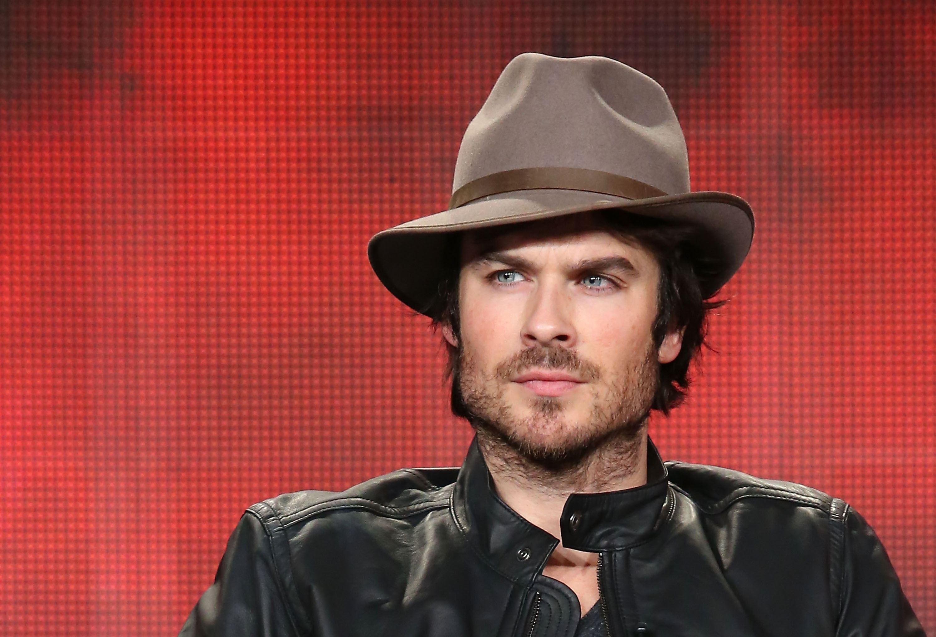 2015 Winter TCA Tour - Day 5 PASADENA, CA - JANUARY 11: Actor Ian Somerhalder speaks onstage during the 'The Vampire Diaries' and 'The Originals' panel as part of The CW 2015 Winter Television Critics Association press tour at the Langham Huntington Hotel & Spa on January 11, 2015 in Pasadena, California. (Photo by Frederick M. Brown/Getty Images)