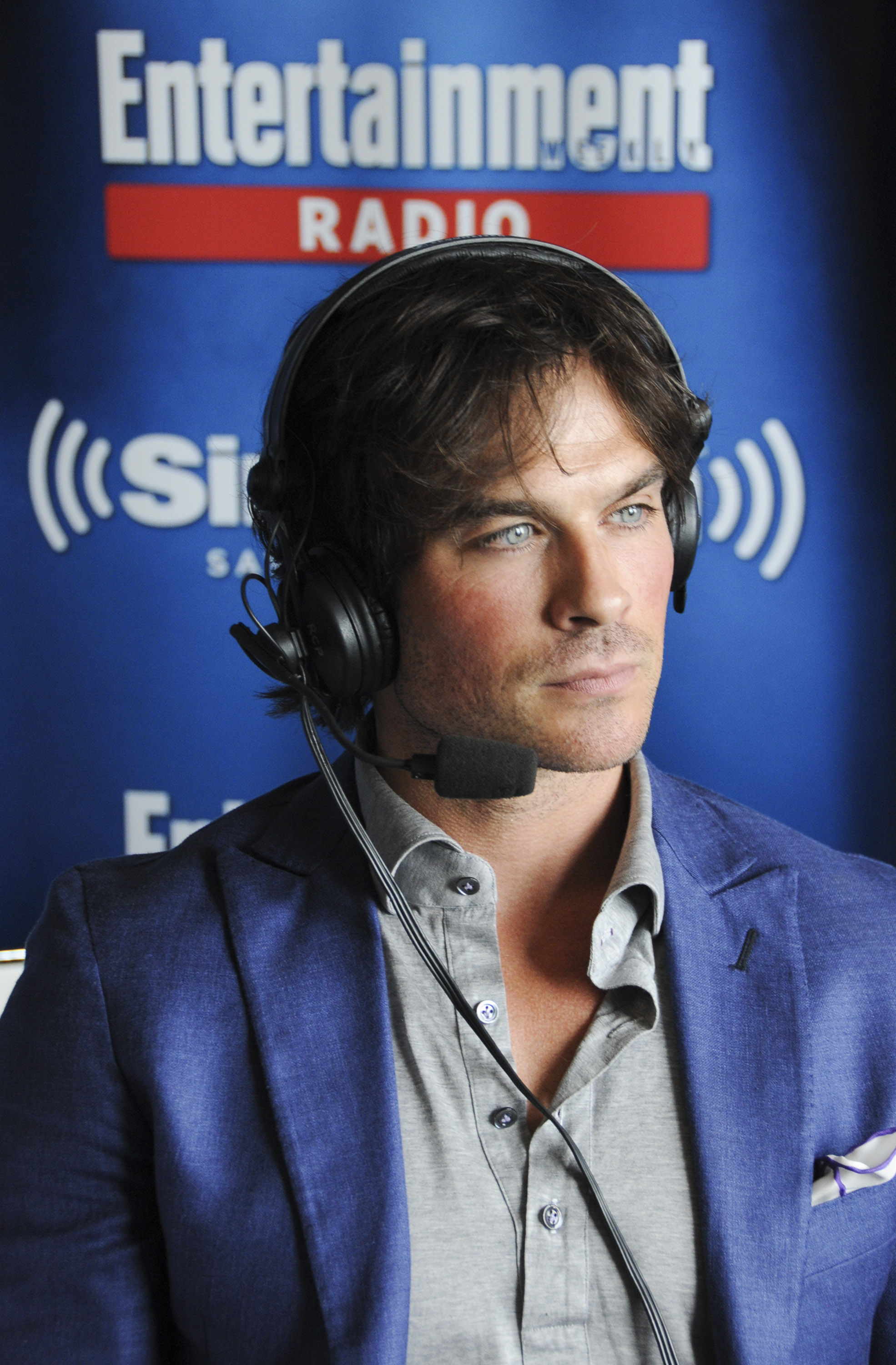SiriusXM's Entertainment Weekly Radio Channel Broadcasts From Comic-Con 2015 SAN DIEGO, CA - JULY 11: Actor Ian Somerhalder attends SiriusXM's Entertainment Weekly Radio Channel Broadcasts From Comic-Con 2015 at Hard Rock Hotel San Diego on July 11, 2015 in San Diego, California. (Photo by Vivien Killilea/Getty Images for SiriusXM)