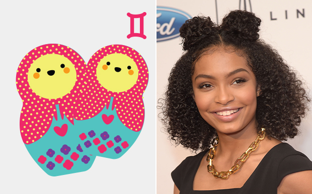 penteado-signo-gemeos Yara Shahidi