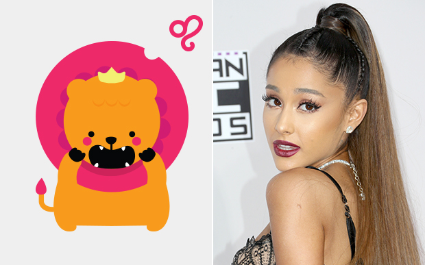 penteado-signo-leao Ariana Grande