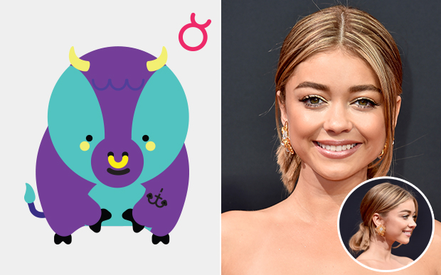 penteado-signo-touro Sarah Hyland