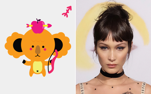 penteados-signos-sagitario Bella Hadid