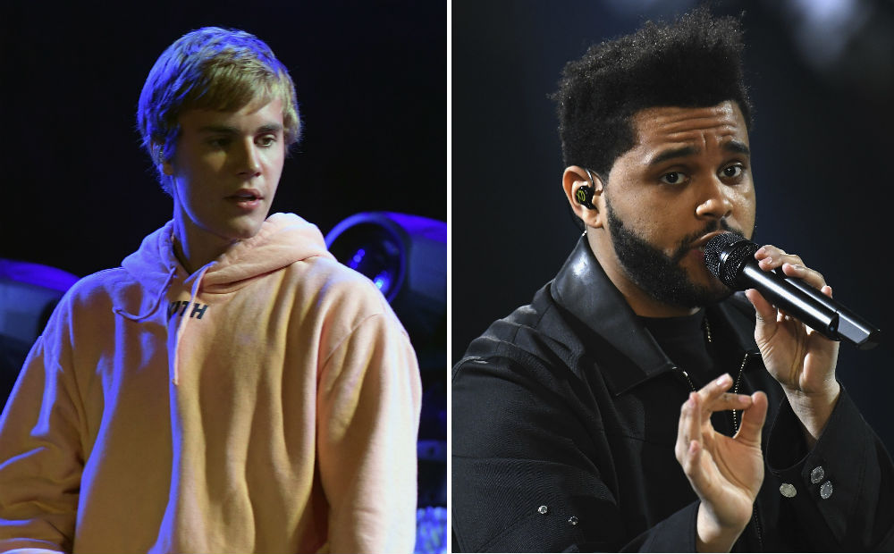bieber-the-weeknd Getty Images