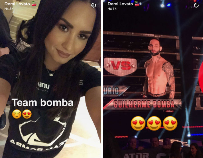 demi-bomba Reprodução/Snapchat