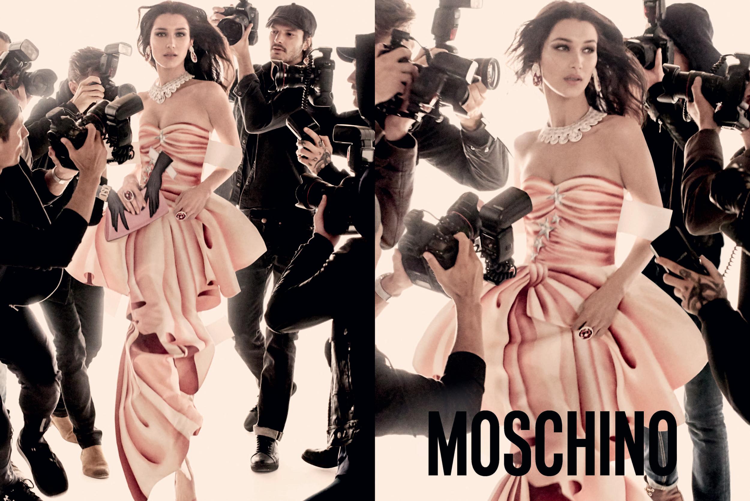 bella hadid moschino primavera verão 2017 Foto: