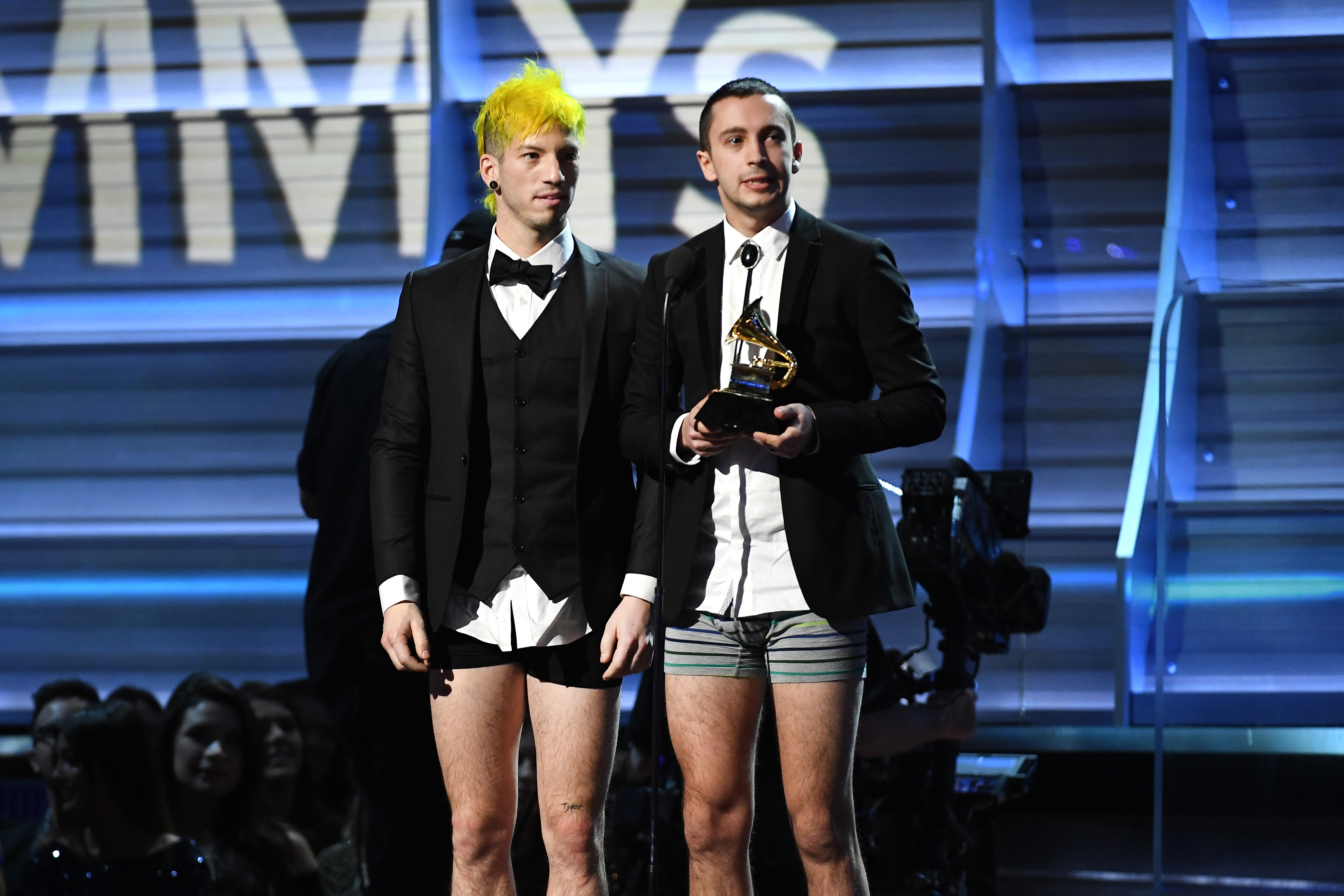The 59th GRAMMY Awards - Show (Photo by Kevork Djansezian/Getty Images)