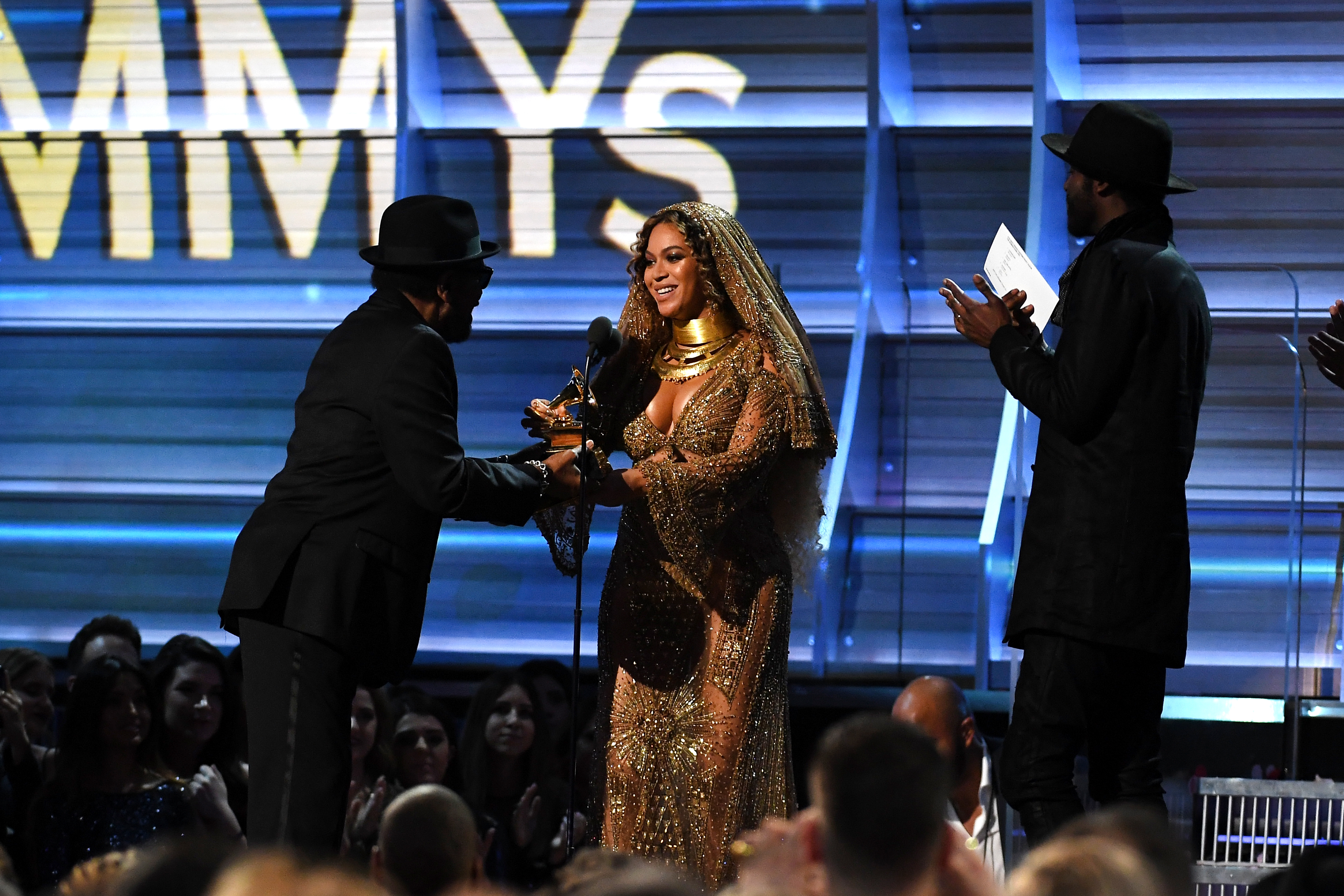 The 59th GRAMMY Awards - Show (Photo by Kevork Djansezian/Getty Image)