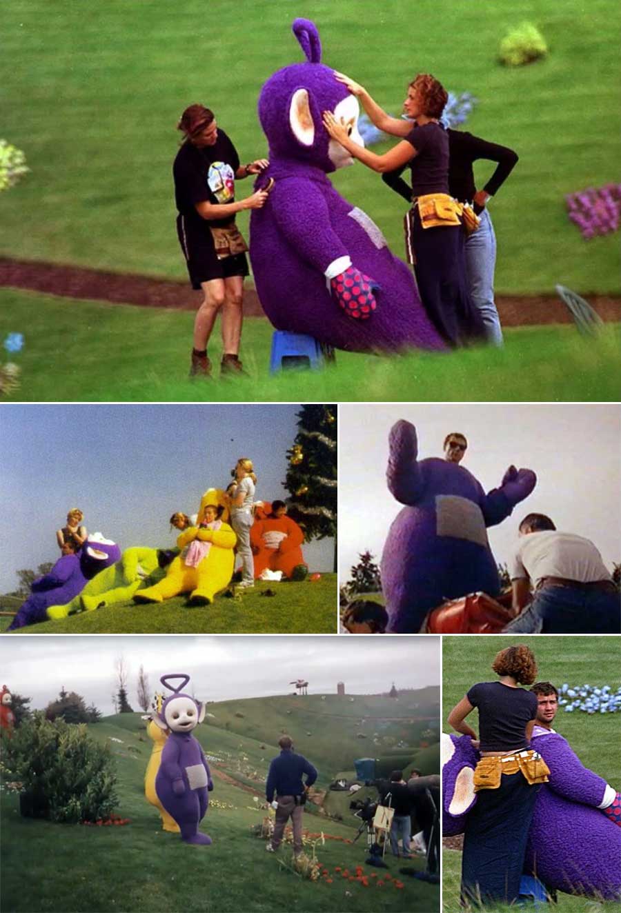 Tá todo mundo chocado com a altura dos Teletubbies na vida real Capricho