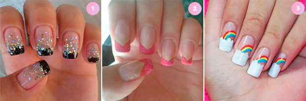 unhas francesinhas