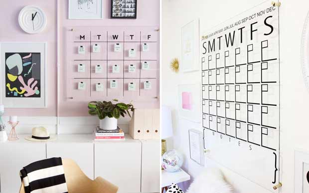 8 calendários de parede (bem Tumblr!) para você se organizar