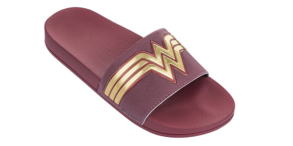 chinelo slide rider mulher maravilha