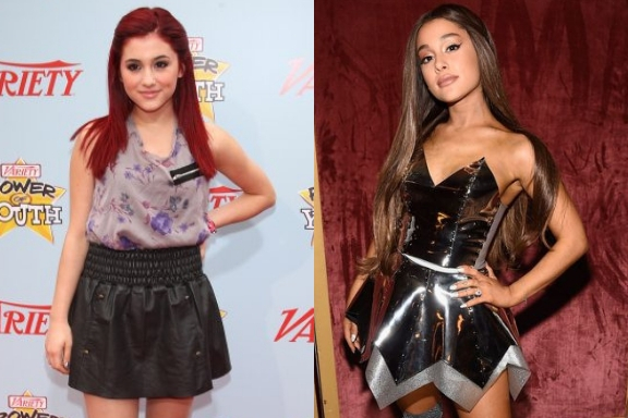 Evolução estilo Ariana Grande
