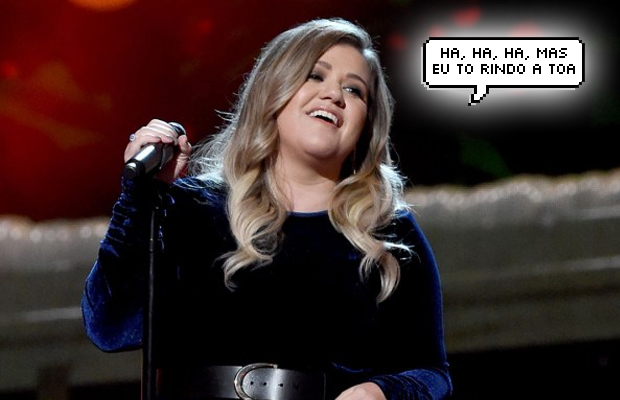 Kelly Clarkson é chamada de gorda e rebate: 'E ainda sou demais!'