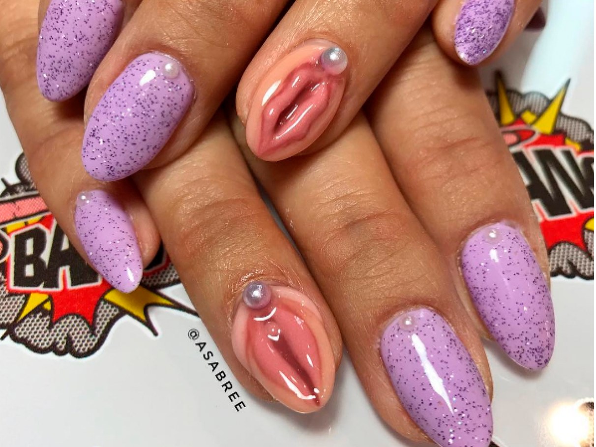 Manicure cria nail art que imita a vagina. Oi?! | Capricho