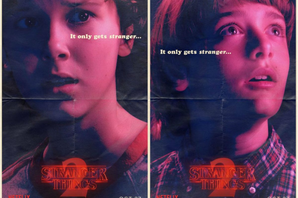 Stranger Things: o povo tá com medo nos cartazes da 2ª temporada