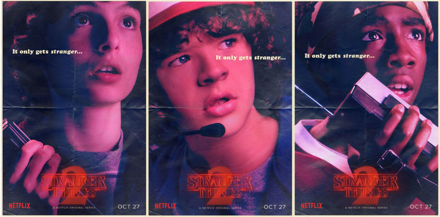 Netflix divulga novos cartazes de 'Stranger things'; confira