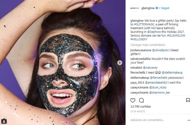 máscara-facial-gliter-estrelas-glam-glow