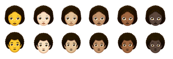 Emoji de cabelo cacheado divide opiniões na internet