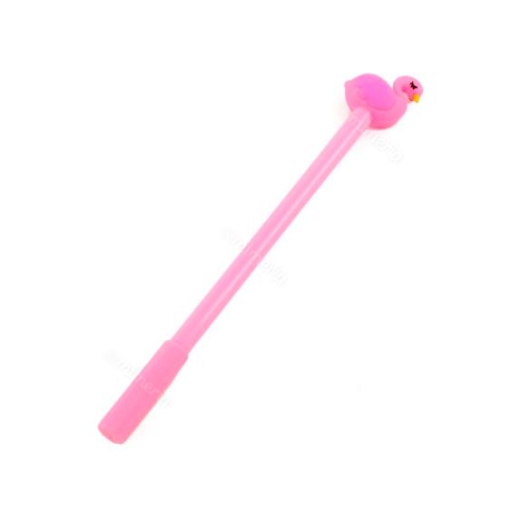 Caneta gel flamingo <a href="https://www.mimeria.com.br/caneta-gel-fun-flamingo-rosa">Mimeria</a> (R$