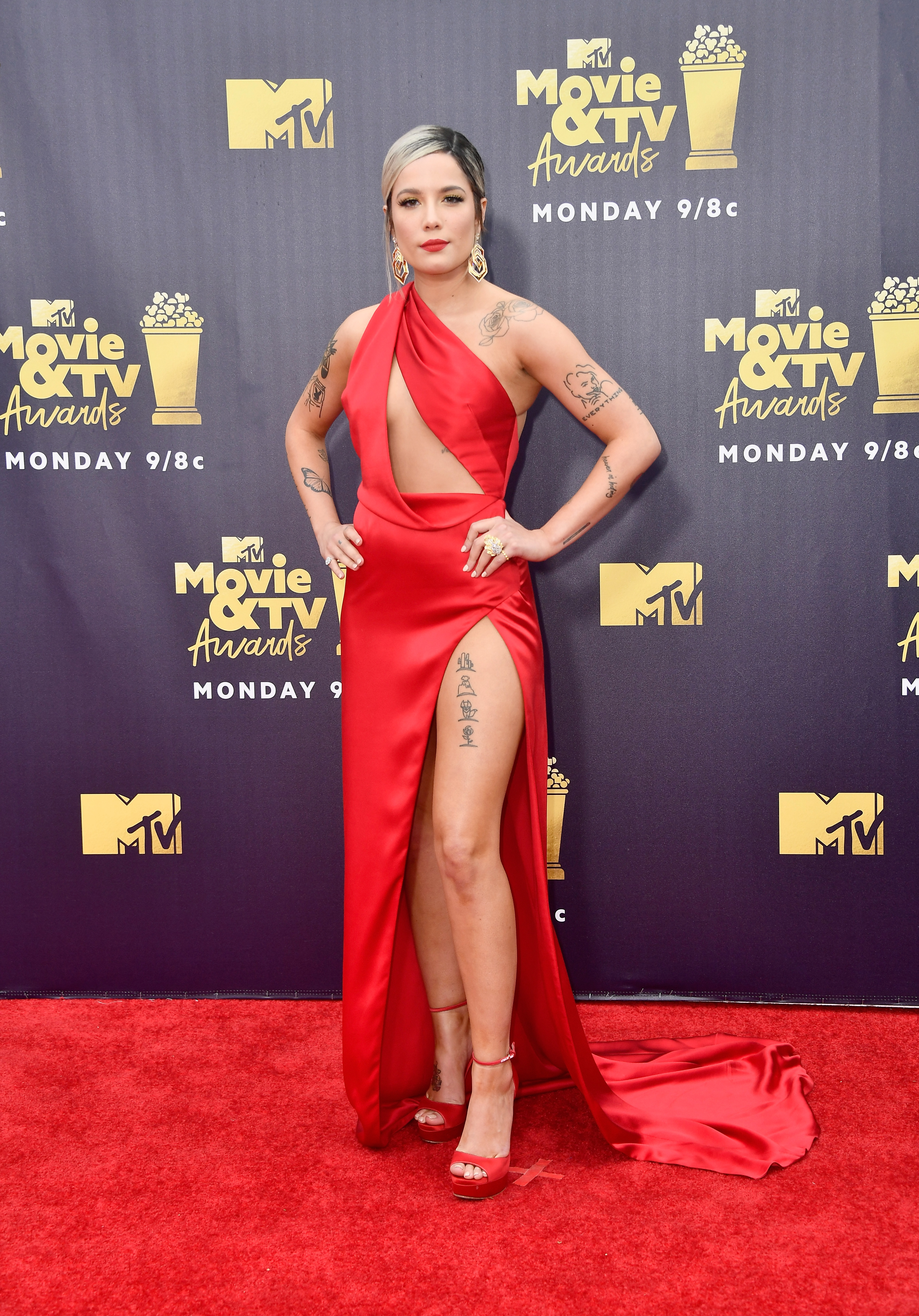 halsey- MTV Movie And TV Awards – 2018 halsey- MTV Movie And TV Awards - 2018