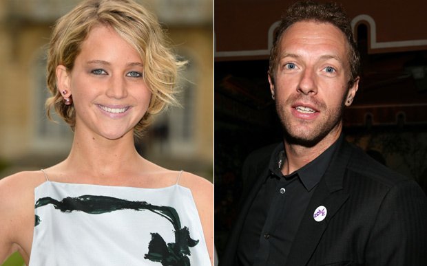 Jennifer Lawrence e Chris Martin 